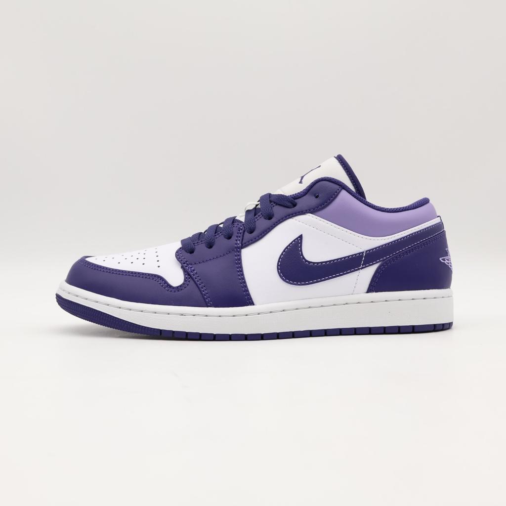 553558-515 Nike Air Jordan 1 Low Morado Sky J Blanco Arándano Claro (de los hombres)