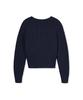 Nodeuyuumeon Witty Cable Round Knit [Navy]