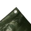 Bâche de Protection Verte 210g/m², 1,5x6m - Étanchéité et Anti-UV