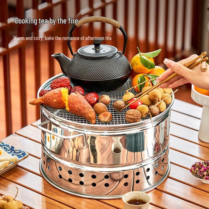 Suncojia Stainless Steel Outdoor Charcoal Stove