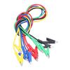 5PCS Durable Double End Test Cable 1m 5 Colors Test Leads Jumper Wires Circuit Testing