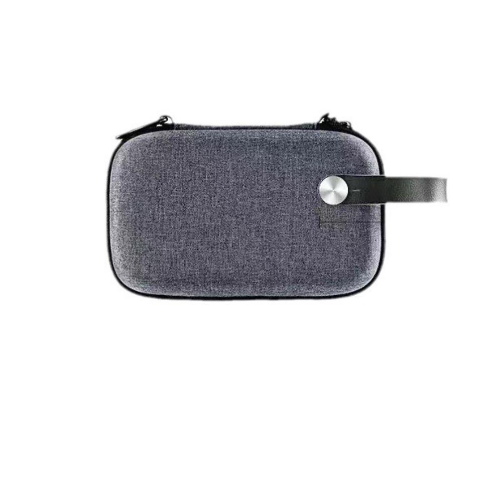 

Multiple Compartments Portable Cable Box Lightweight Digital Storage Pouch Travel Use серый