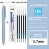 Новая шариковая ручка Uni Jetstream Легкое касание Чернила Противоскользящая Ультрагладкая Тихая Письмо Гелевые ручки Ограниченное качество Японские канцелярские принадлежности