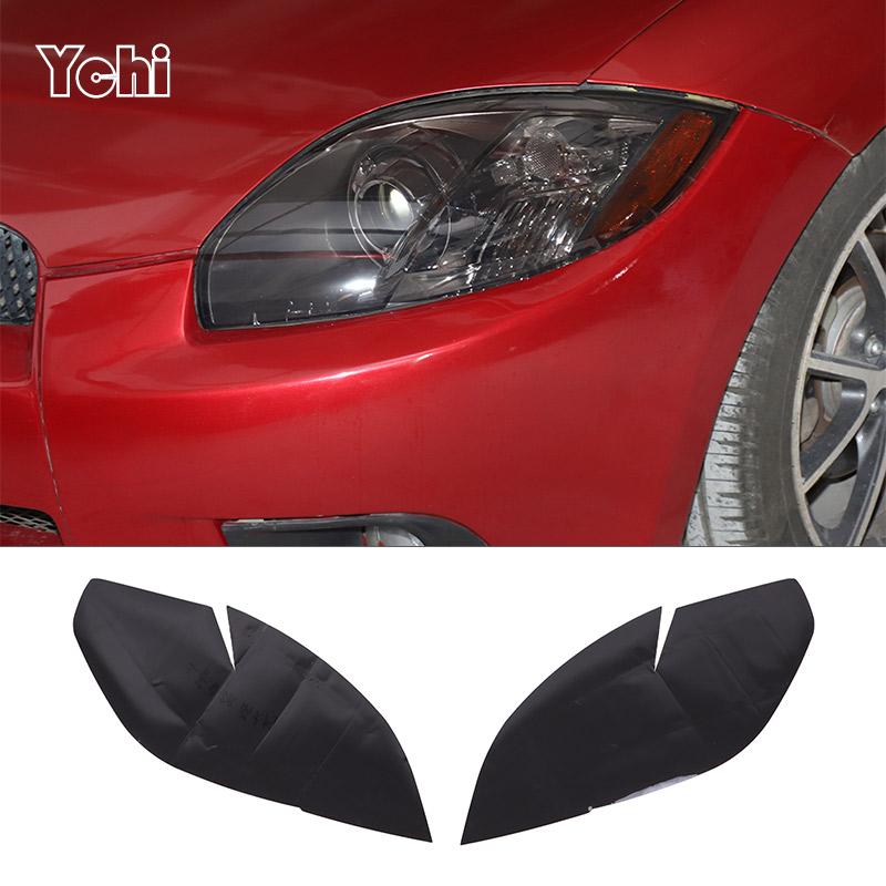 Car Front Headlamp Film Tpu Transparent Protective Film Exterior Headlight Strip Car Sticker For Mitsubishi Eclipse 2006-2011