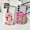 s-Strawberry Shortcake   Phone Case For SamsungA10,12,20,21S,30,31,40,50,51,52,70,71 Transparent Cover