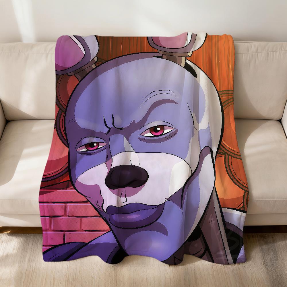 funny meme sigma soft warm plush blanket f-freddy sofa B-Bonnie living room pet hogar bedroom gift home Car portable f-f-fn-afS