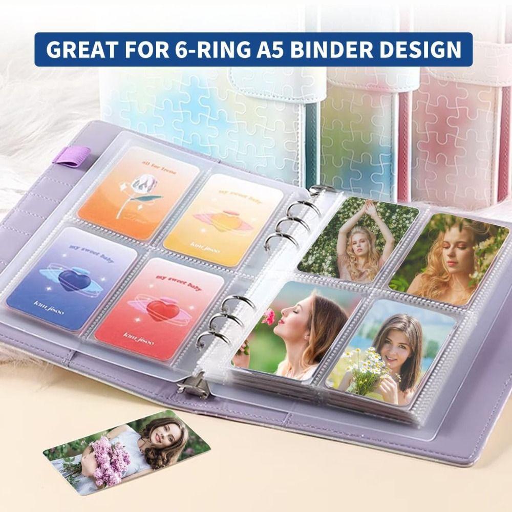 Multi-Pockets Photocard Binder A5 Size Inner Page Kpop Photocard  Binder Photocard Sleeves