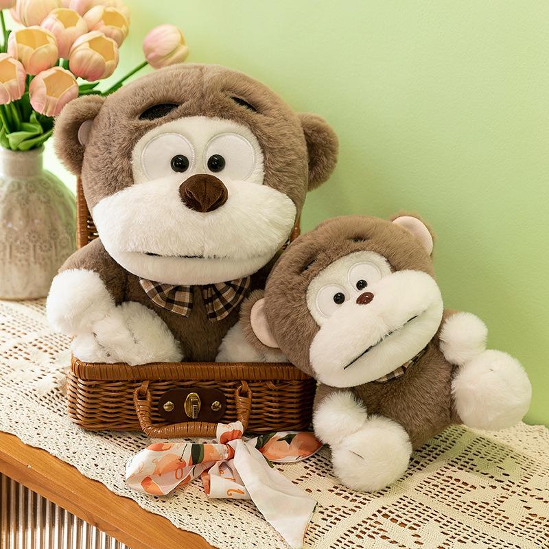 New Janice Monkey Doll Cartoon Forest Animal Plush Toy Cute Large Doll