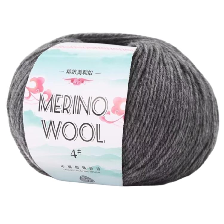 134Yard/Roll Roll Wool Yarn Soft Worsted Weight Yarn 1.76oz Knitting Yarn For Beginner Knitting Rugs Sweater Scarf