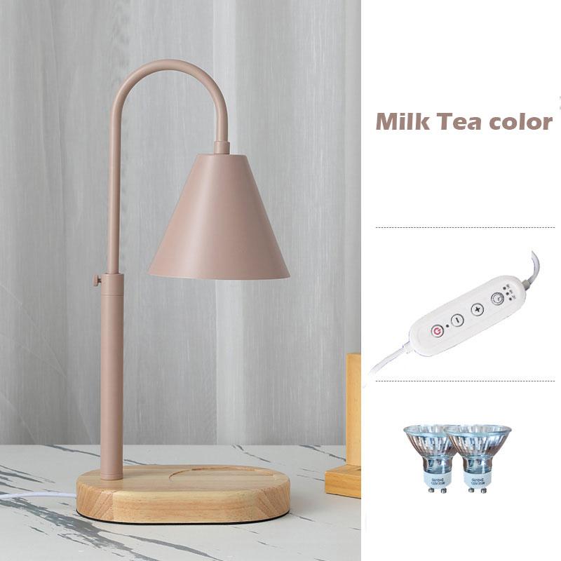 

Телескопическая лампа прикроватная тумбочка, корейский декор комнаты, аромалампы, скандинавский подогреватель свечей, регулировка высоты, интеллектуальный винтажный светильник US Plug