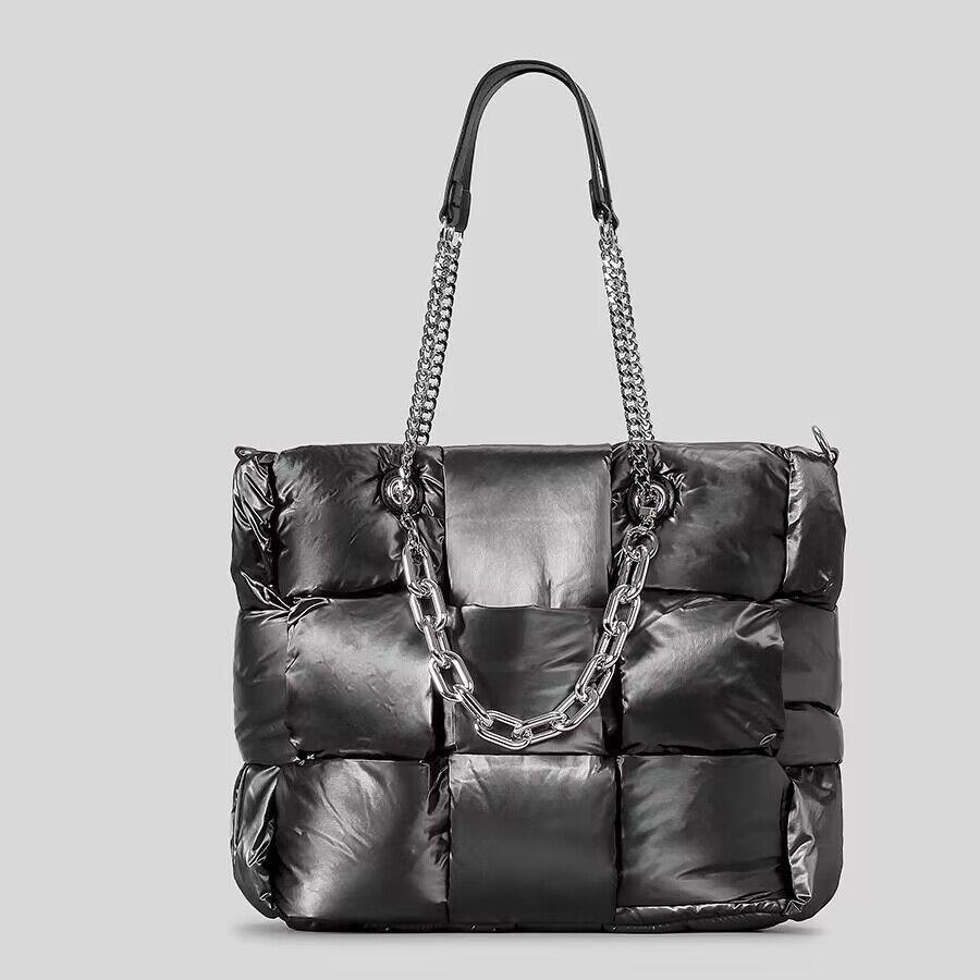 Pletené prošívané kabelky pro ženy luxusní designové kabelky a kabelky nové ve velkokapacitním prostoru bavlněná přes rameno crossbody tote