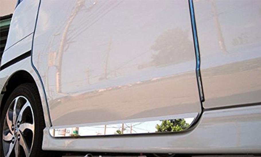 BRIGHTZ Palette SW K21 Series Stainless Steel Plated Sliding Door Set 5602 Ultra-Mirror Underline, 2-Piece [SID-MOL-075]