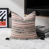 Jacquard Gestreifte Geometrische Quaste Kissenbezug Für Zuhause Sofa Bett Wurfkissenhülle Wohnzimmer Dekorativ