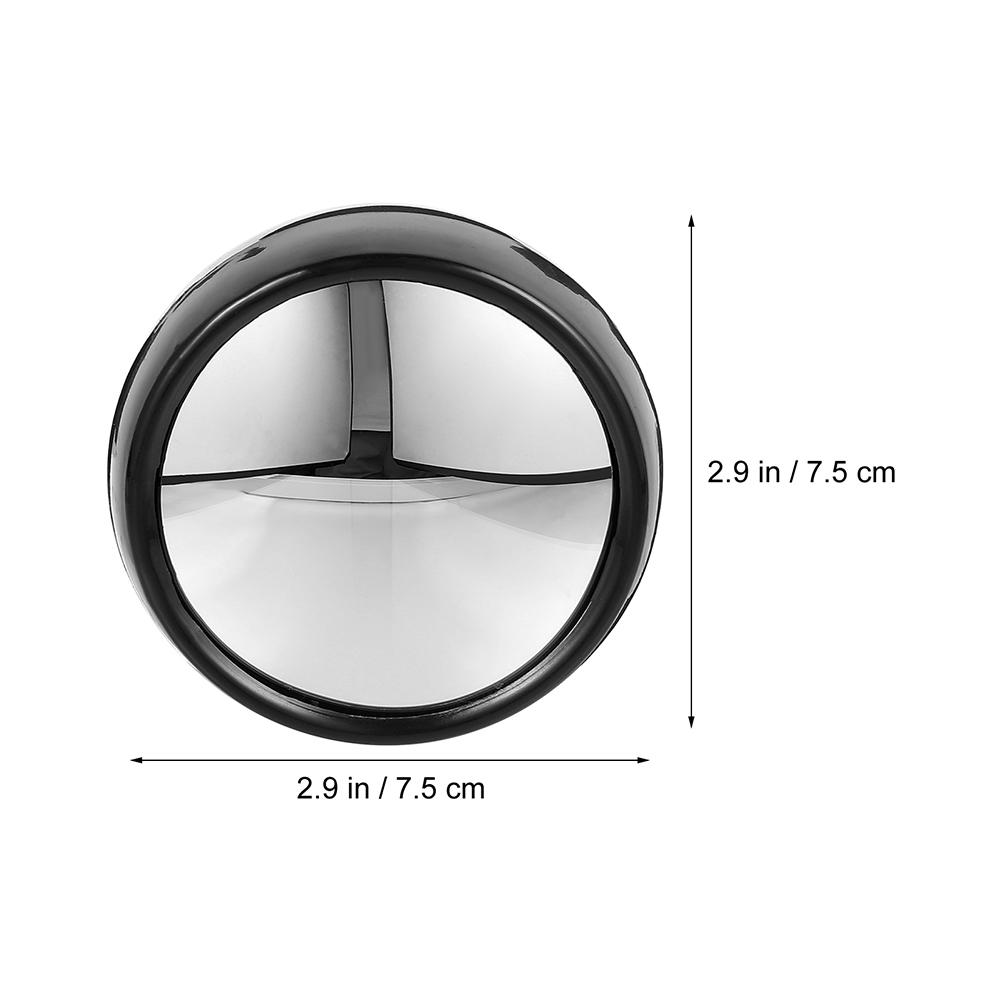 2 Pcs Rearview Mirror Computer Mirrors for Monitor Laptops Computers Convex Desks