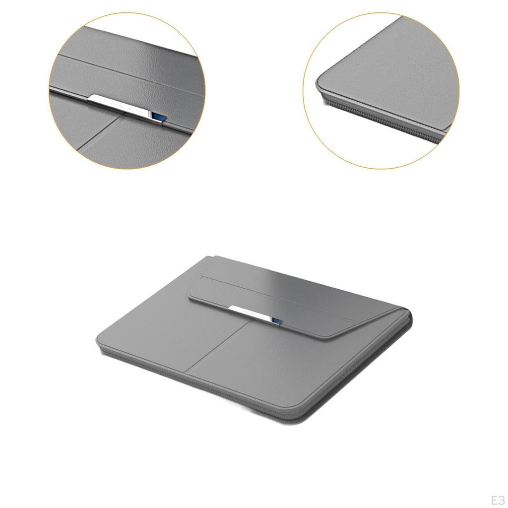 Laptop Sleeve 13 14 Inch Lightweight with Invisible Stand Outdoor Portable Liner Case for Macbooks