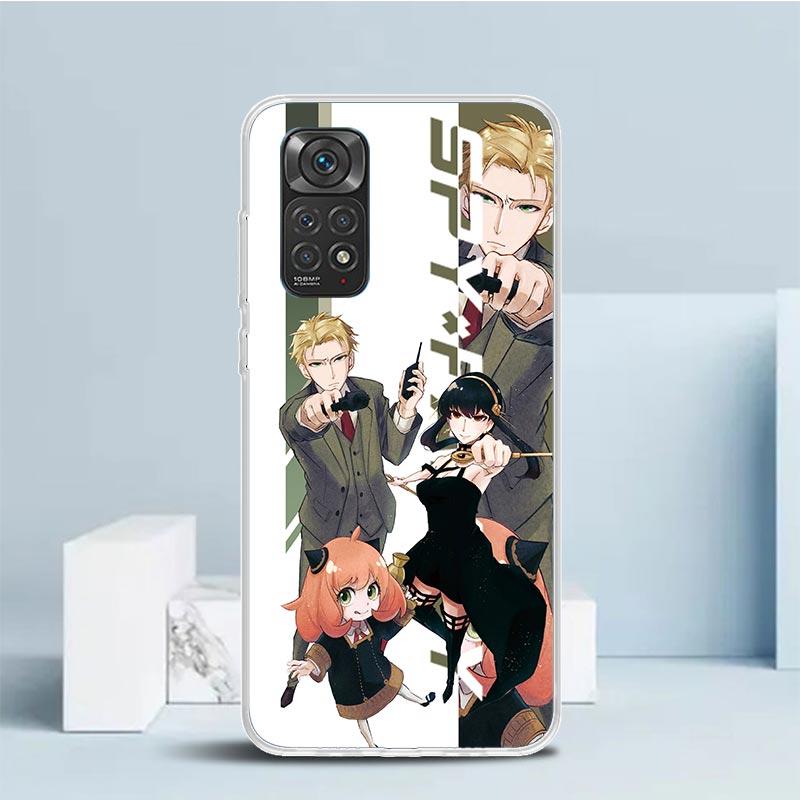 Anime Spy Family Anya Phone Case For Xiaomi Redmi Note 15 14 14S 13 12S 12 Pro Plus 11S 11 11T 11E 10S 10 + Soft TPU Back Cover