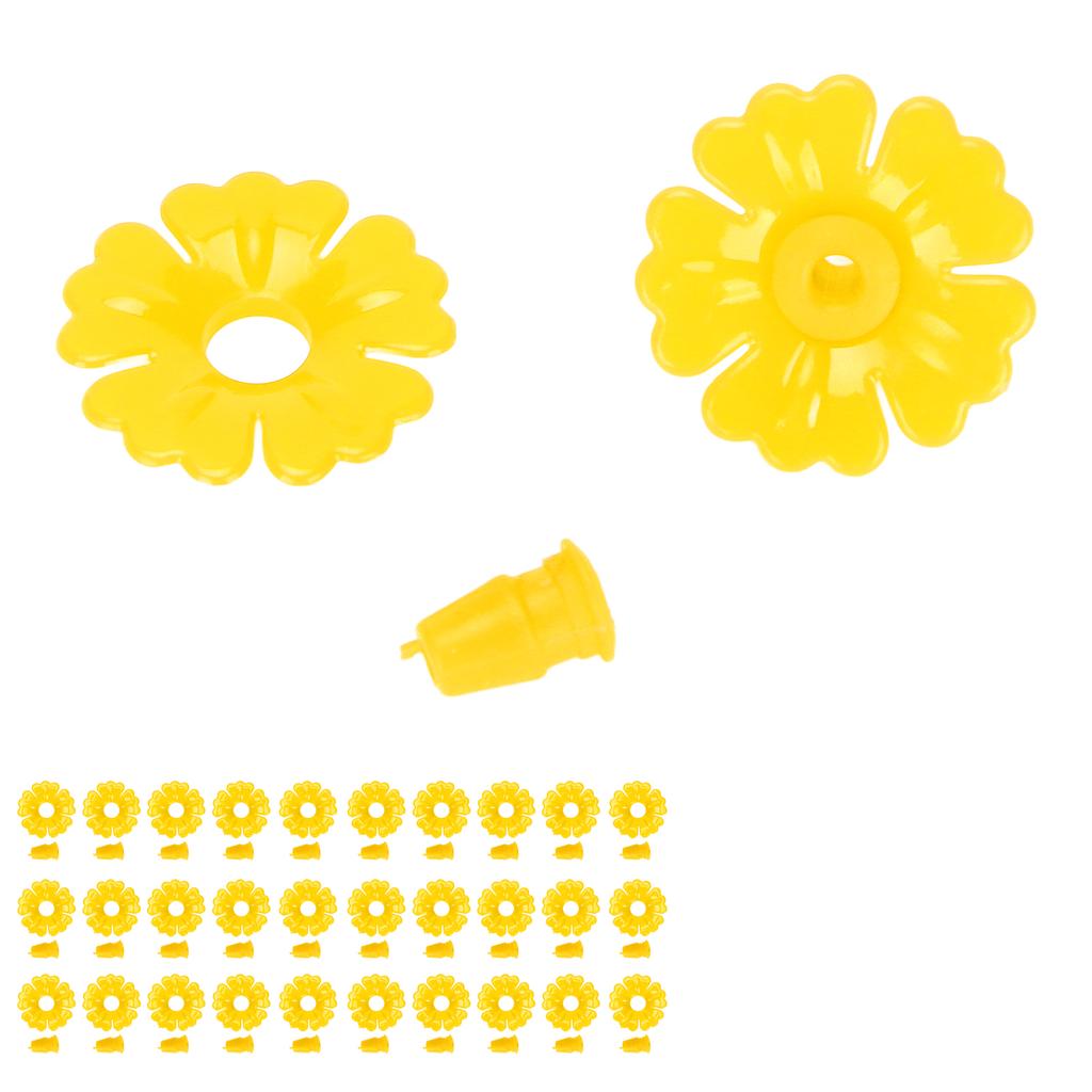 30er Set Kolibri Futterblumen Hängende Vogelfutteröffnungen Ersatzteile Garten