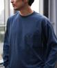 Snow Peak SP Logo Pocket Cut and Long and Size XL L/S T-Shirt EC-TS-25AU014, Sew, Sleeve, T-Shirt, Men's Women's, Navy,