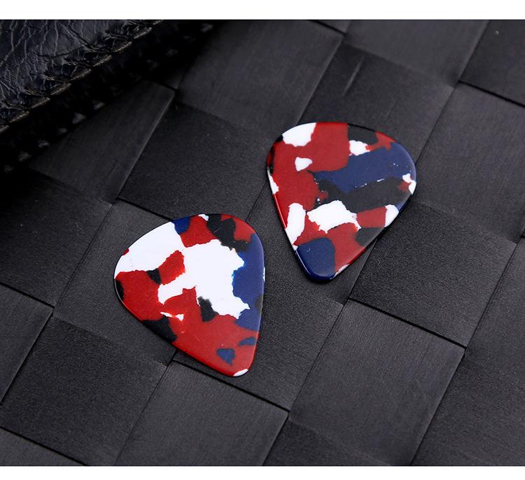 Celluloid Wood Folk Guitar Picks for Strumming
