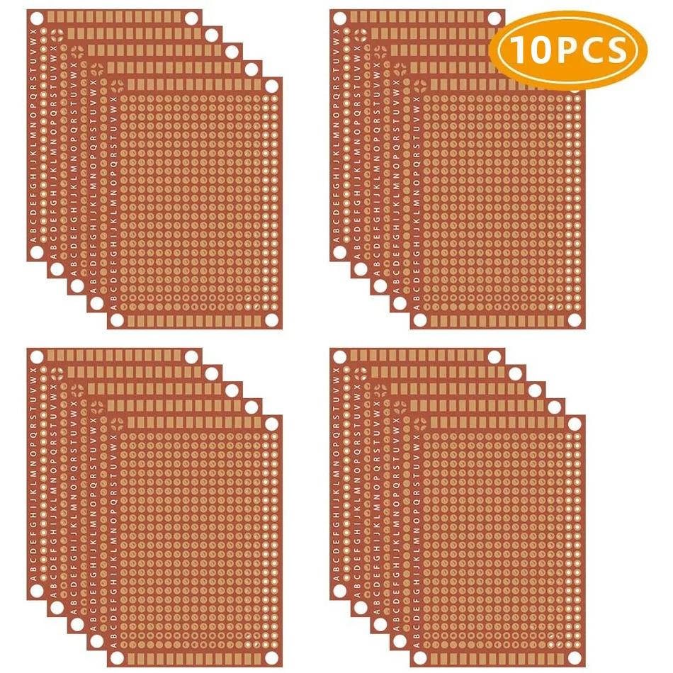 10/20 Pcs Copper Perfboard Paper Composite PCB Boards 5 cm x 7 cm Universal Breadboard Single Sided Printed Circuit Board