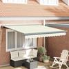 VidaXL Manual Retractable Awning Cream 300x250 Cm 3329917