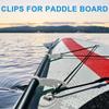 Clips for Paddle Board Expandable Paddle Board Clamp Easy To Install Fasten Clips Water Sports Supplies for Golfers Dad Teens