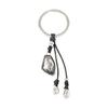Irregular Shaped Acrylic Keychain With Alloy Detailing Adds Elegant To Keys Bags Belts