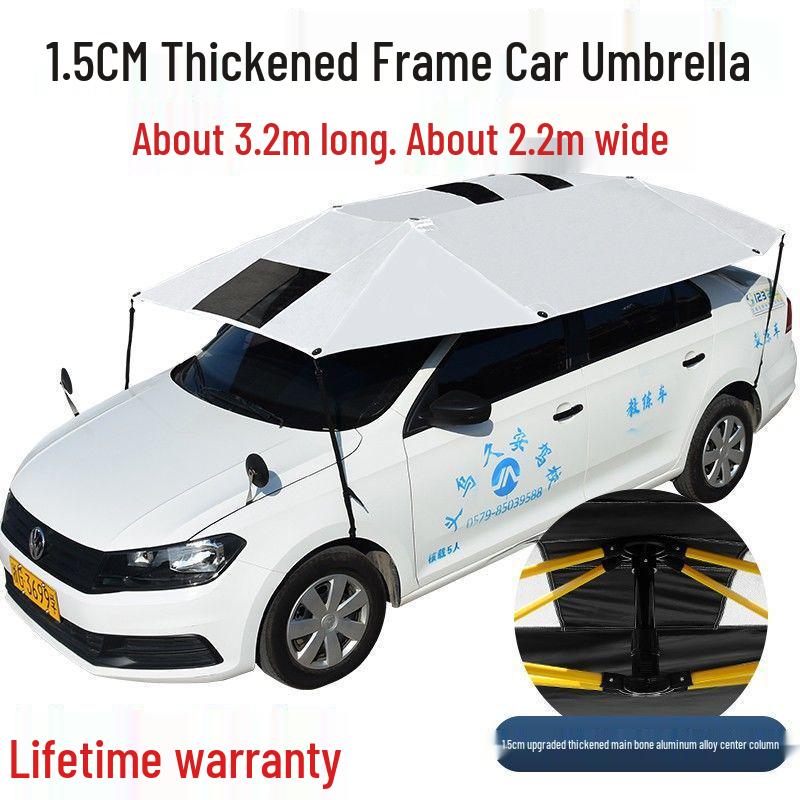 Coach Car Sunshade: Driving School Special Folding Roof Canopy Umbrella
