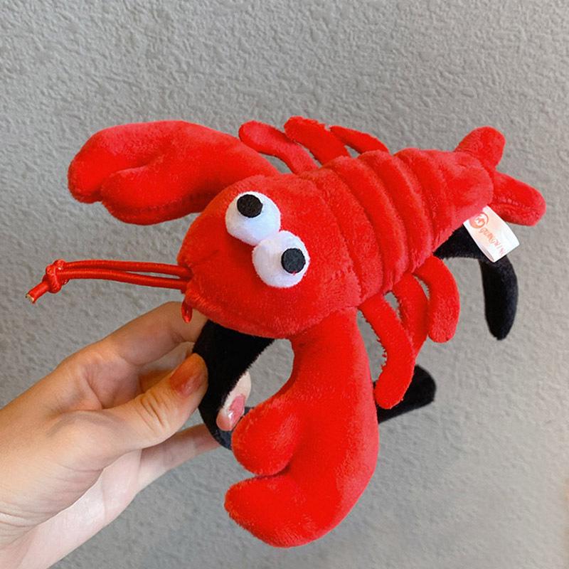 

Cute Cartoon Crayfish Headband: Plush Animal Crab Hairpin for Selfies