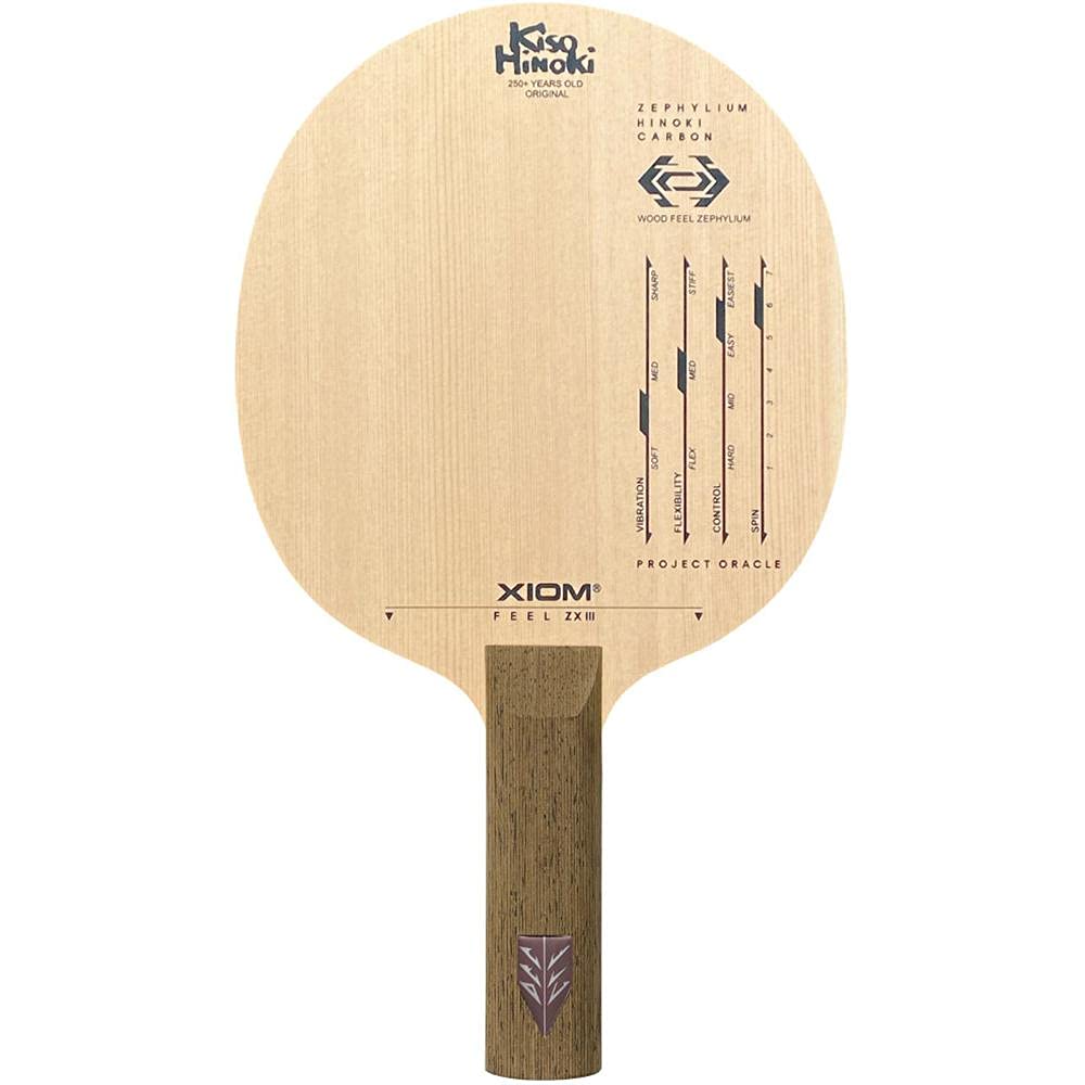 XIOM Table Tennis Racket Feel ZX 3 Shakehand Offensive Straight 21703