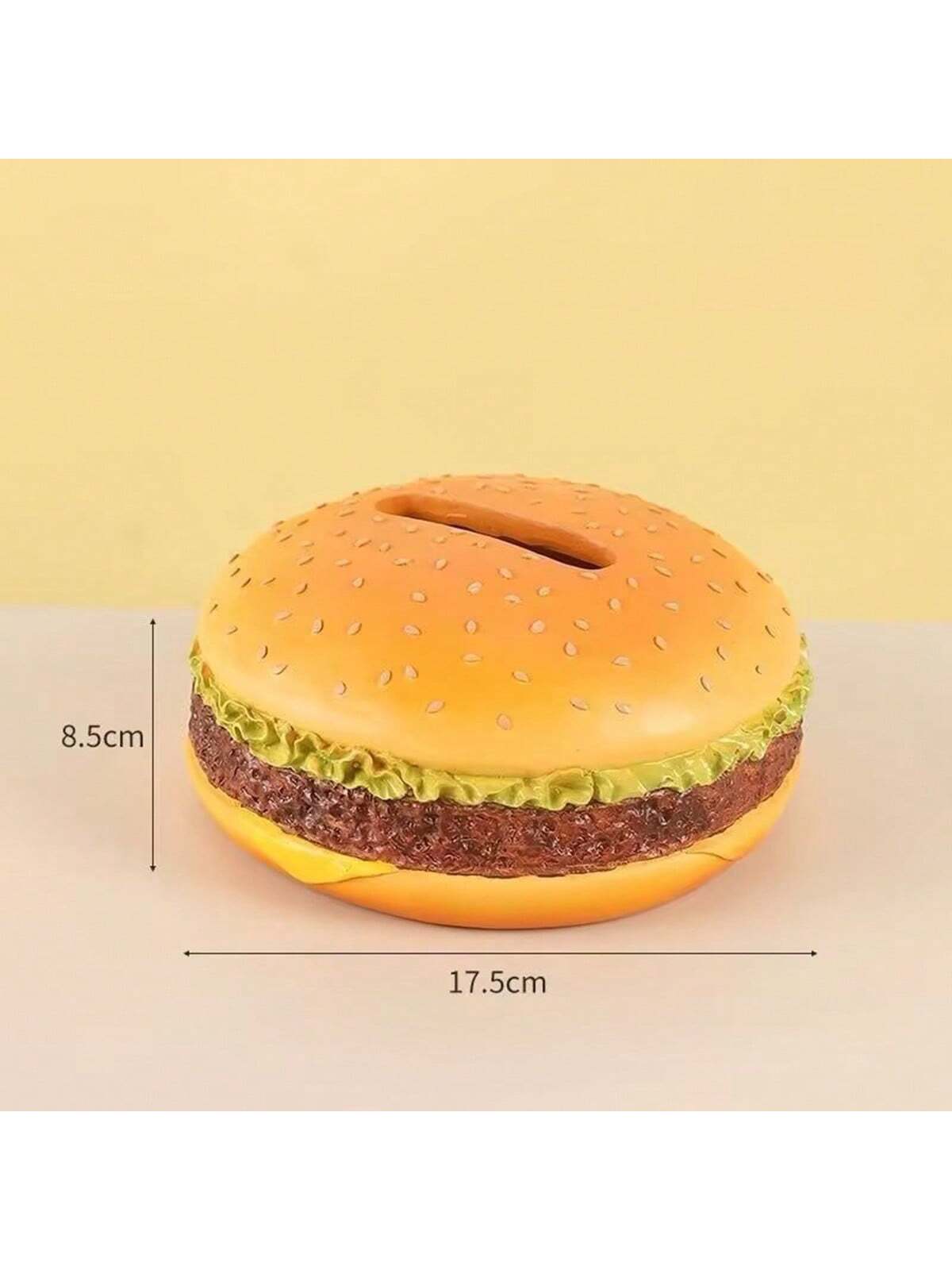 1pc Hamburger tissue box, living room tissue box, household tissue box, tissue box, home bathroom decoration, bathroom storage
