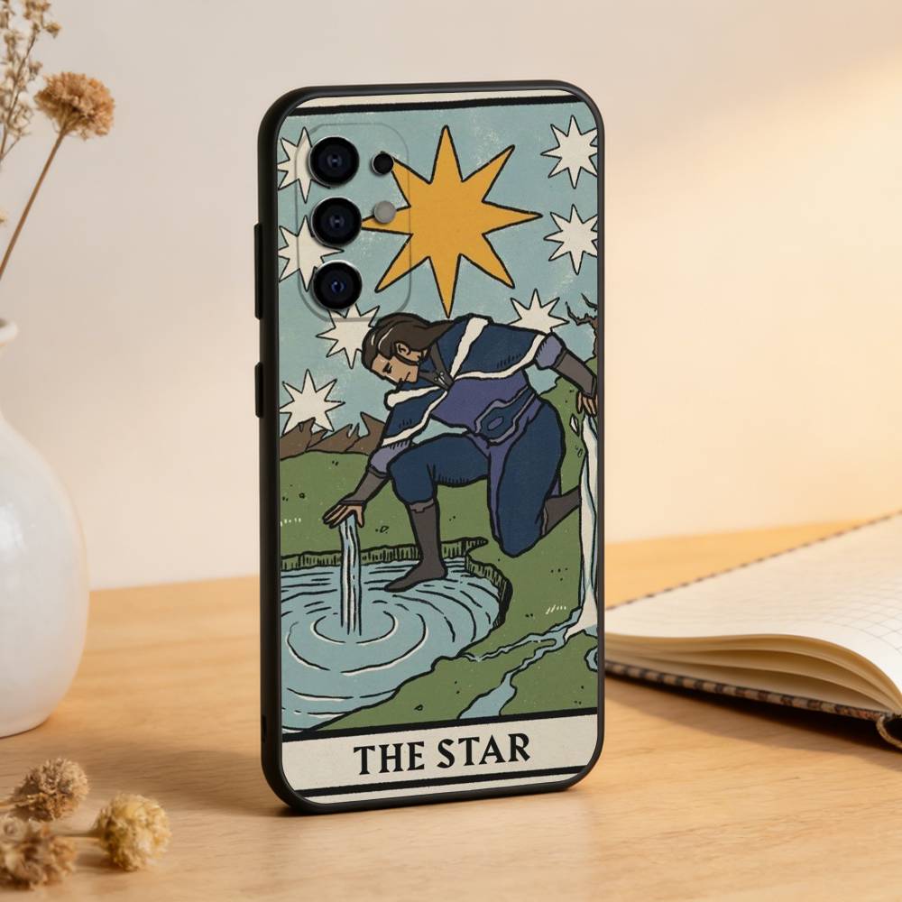 Avatar Tarot Phone Case For Samsung S25,S24,S21,S22,S23,S30,Ultra,S20,Plus,Fe,Soft Silicone Black Cover