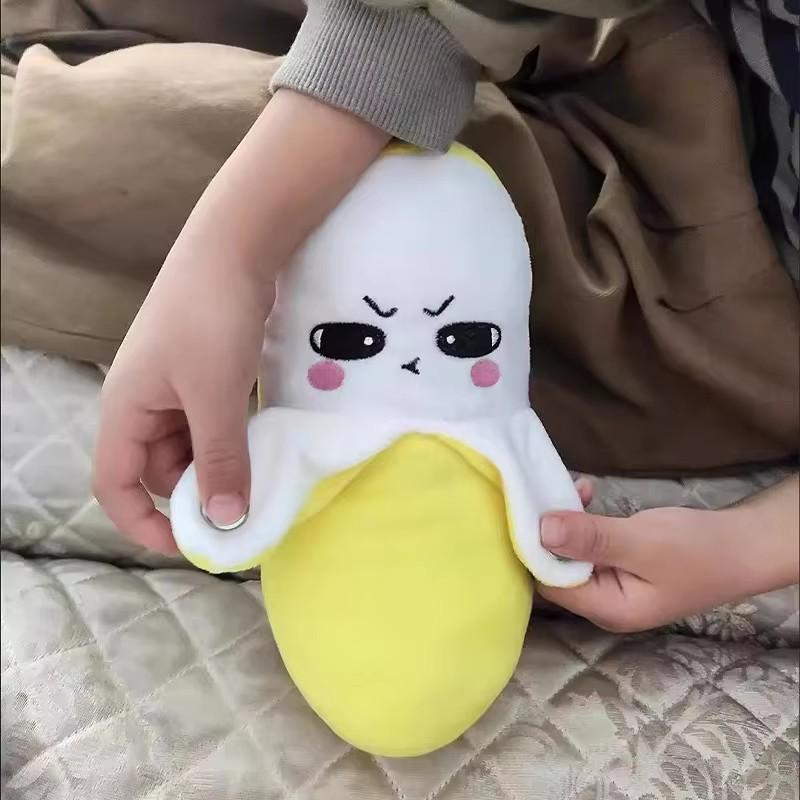 Kids Banana Fruit Induction Beat Toy Creative Music Dolls Kawaii Parent-Child Toys Sensory Party Game Collectible Toy Gift