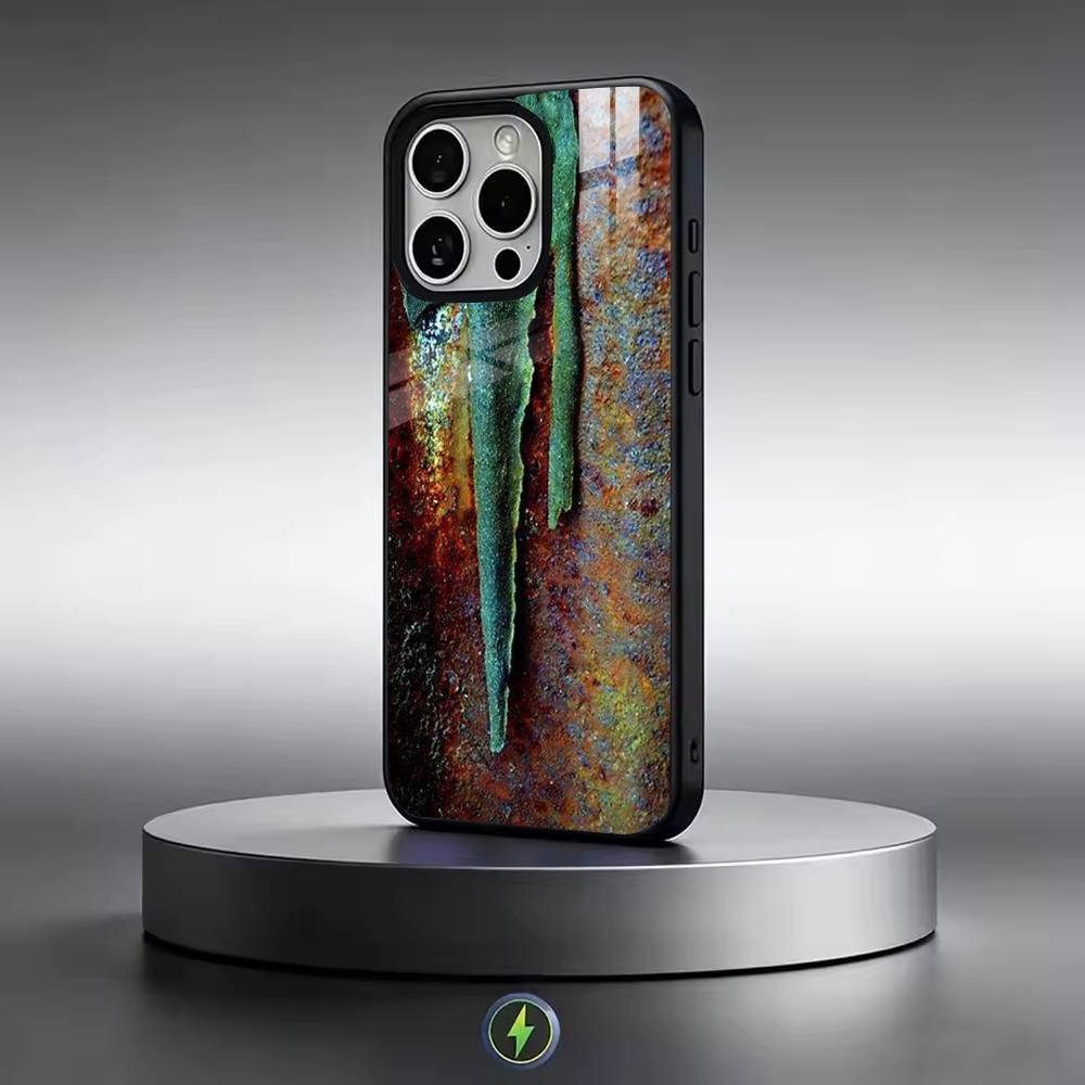 Retro Rust Design-n Phone Case For iPhone17,16,15,14,13,12,11 Plus,Pro Magnetic For Magsafe Wireless Charging