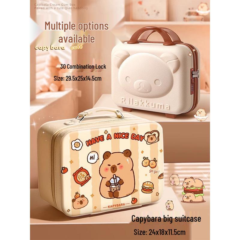 Capybara School Stationery Set: Large Capacity Planner & Supplies Gift Box for Students