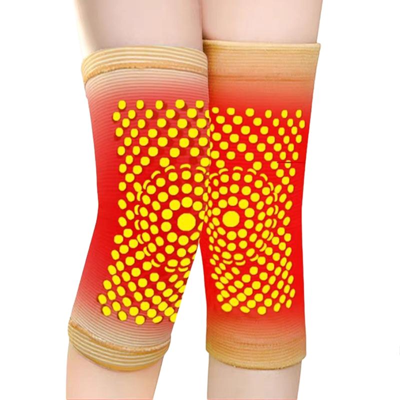 Zimowe Ciepłe Nakolanniki Pieluszka Wsparcie Kolana Dzianinowy Elastyczny Stabilizator Kolana Sporty Zewnętrzne Nakolanniki do Biegania Nakolanniki do Domu i Biura