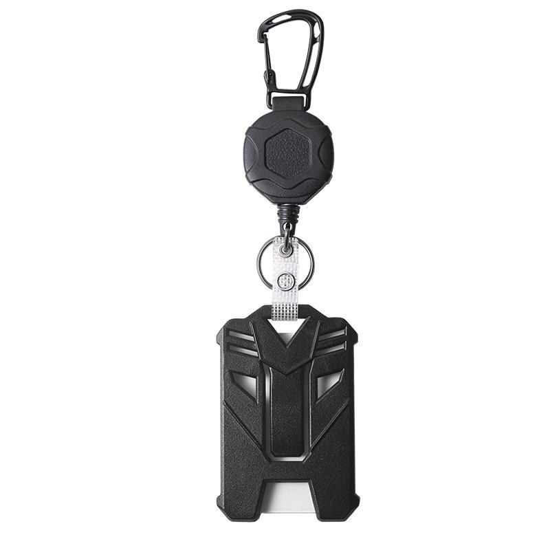Neue strapazierfähige einziehbare Ausweishalter ID-Rolle Schlüsselanhänger Schnalle Schlüsselhalter Outdoor-Schlüsselkarten-Abdeckung Hülle Taschen