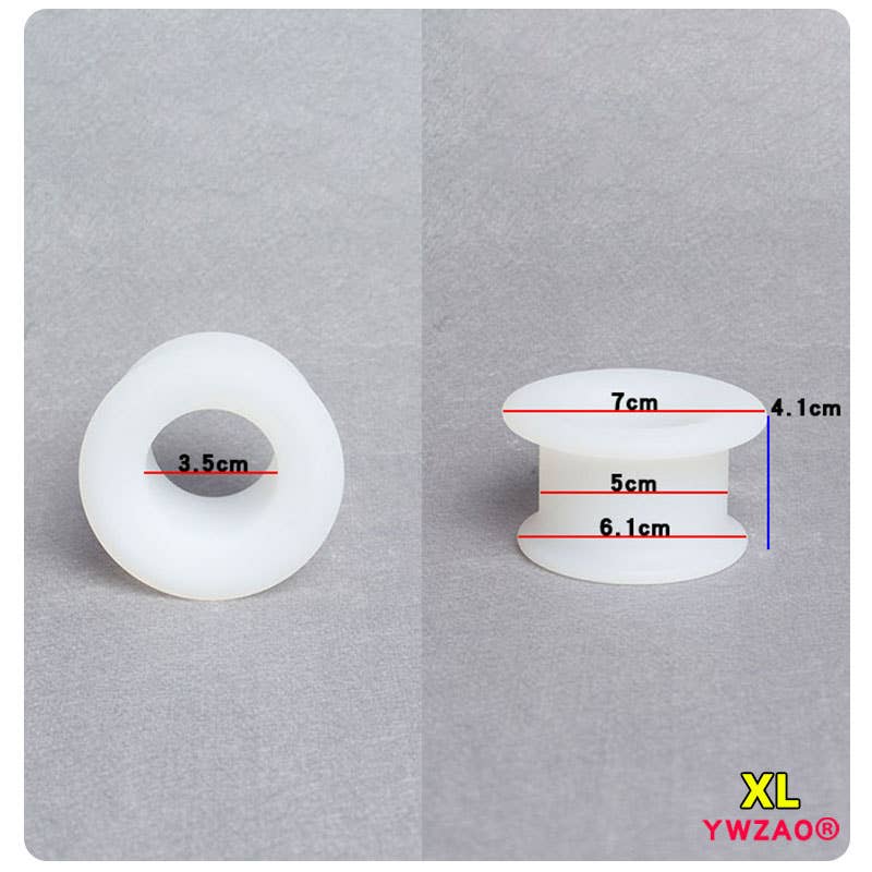 YWZAO Anal Plug Hollow Silicone Ring G44