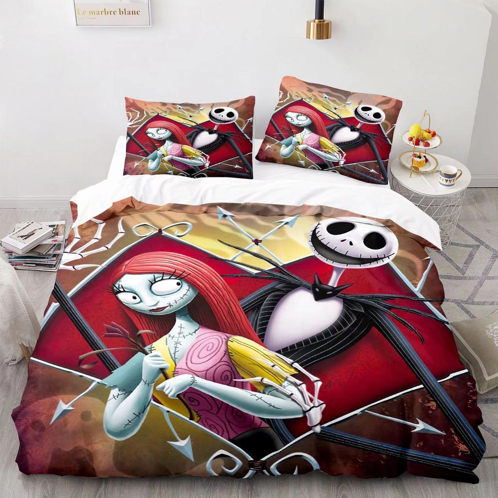 Christmas Horror Night 3D Digital Printing Three-Piece Set, Bedding