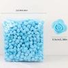 100Pcs Gift 3.5cm Artificial Flowers Handmade Flower Head Artificial Rose Flowers Foam Wreath Making Foam Rose Heads Home Decor