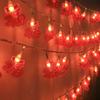 Festival Party Supplies Traditional Chinese Knot Red Lantern Lantern Lamp Lights Decor String Light