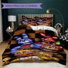Five Creepy Nights Freddy'S Bedding Without Core 1 Duvet Cover 2 Pillowcase Without Core Soft And Comfortable Christmas Birthday Gift