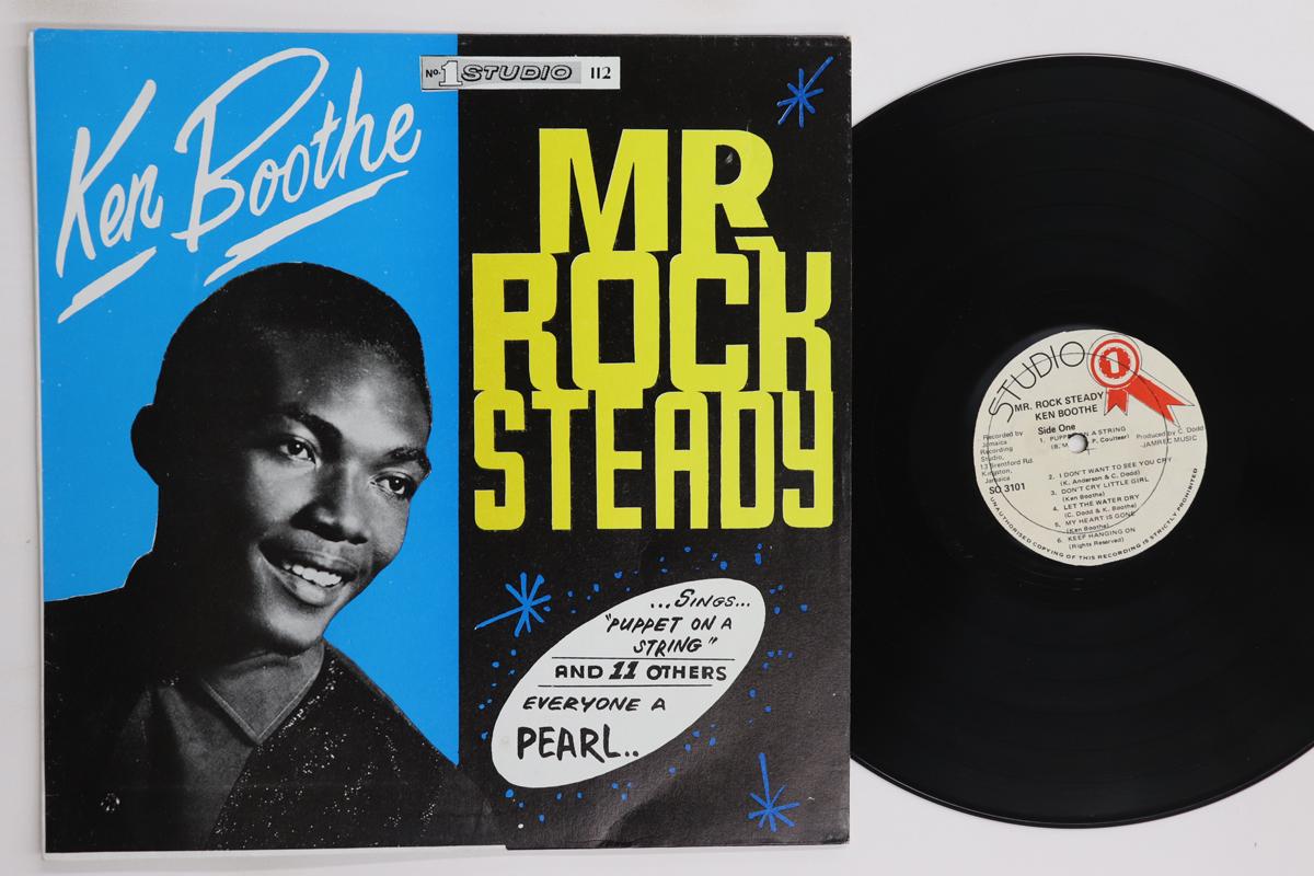 

LP Record KEN BOOTHE Mr Rock Steady SO3101 STUDIO ONE Jamaica Reggae Ska Dub Used