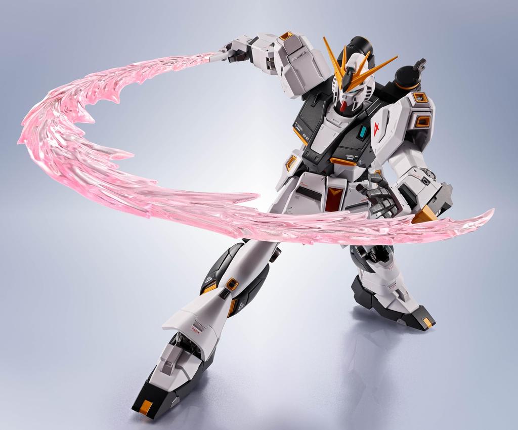 TAMASHII NATIONS METAL ROBOT SPIRITS Mobile Suit Counterattack Nu approximately and PVC action figure Gundam Char's Gundam, 150mm, ABS, die-cast,