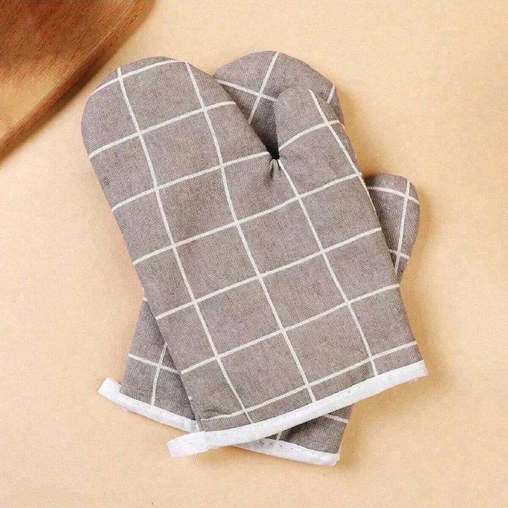 1/2pcs Kitchen Baking Gloves Microwave Oven Gloves High Temperature Resistant And Insulated Gloves Oven Gloves HeatResistant Glo