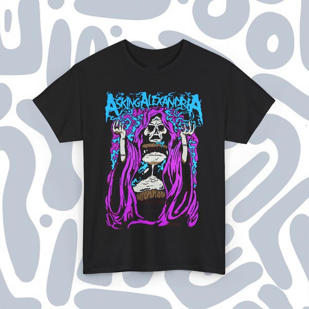 Новая Популярная Подарок Asking Alexandria Смешная Черная S-5XL FF096 Унисекс Футболка L