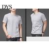 Short Sleeve Men Top Summer T-shirt Plus Size Solid Color Round Neck Inner Sleeves Mid Length Good Breathability Pullover Bottoming Shirt