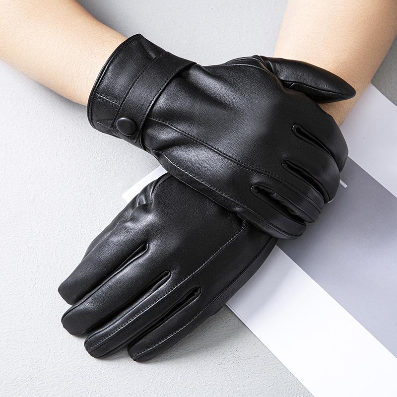 Mănușile de iarnă pentru bărbați din piele naturală sunt populare în Europa și America pentru protecție împotriva vântului și căldură la condus și ciclism