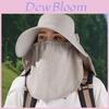 Sun Protection Summer Bucket Hat With Neck Cover For Women And Men