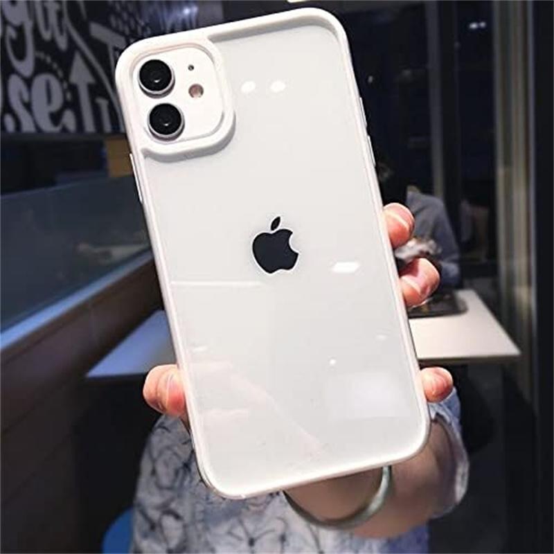 Luxury Candy Silicone Bumper Phone Case For iPhone 16 15 14 11 12 13 Pro Max XS XR 8 7 Plus Transparent Protection Back Cover